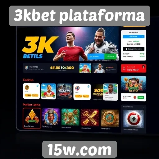 Interface amigável da 3kbet plataforma para usuários